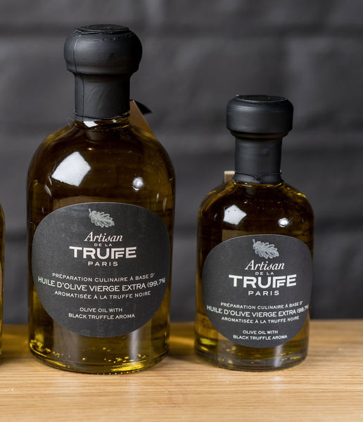 Huile d'olive aromatisée truffe noire PLAISIRS DE LA TRUFFE : la