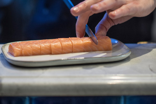 Smoked salmon heart