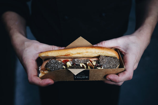 truffle hot dog artisan de la truffe