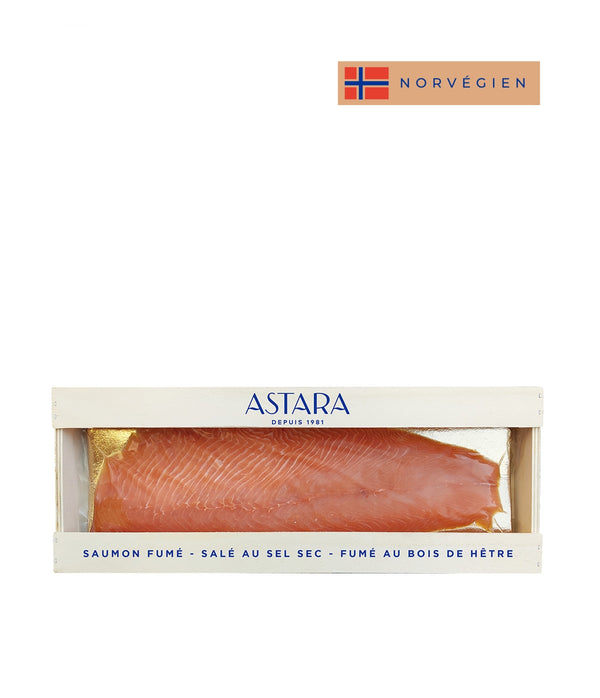 Norwegian Whole Smoked Salmon 650g - Pre-sliced