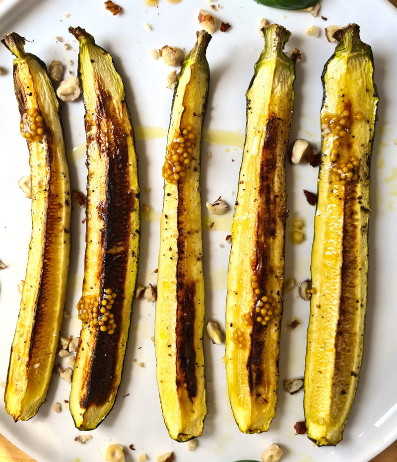 Mustard seed pickles with honey and turmeric