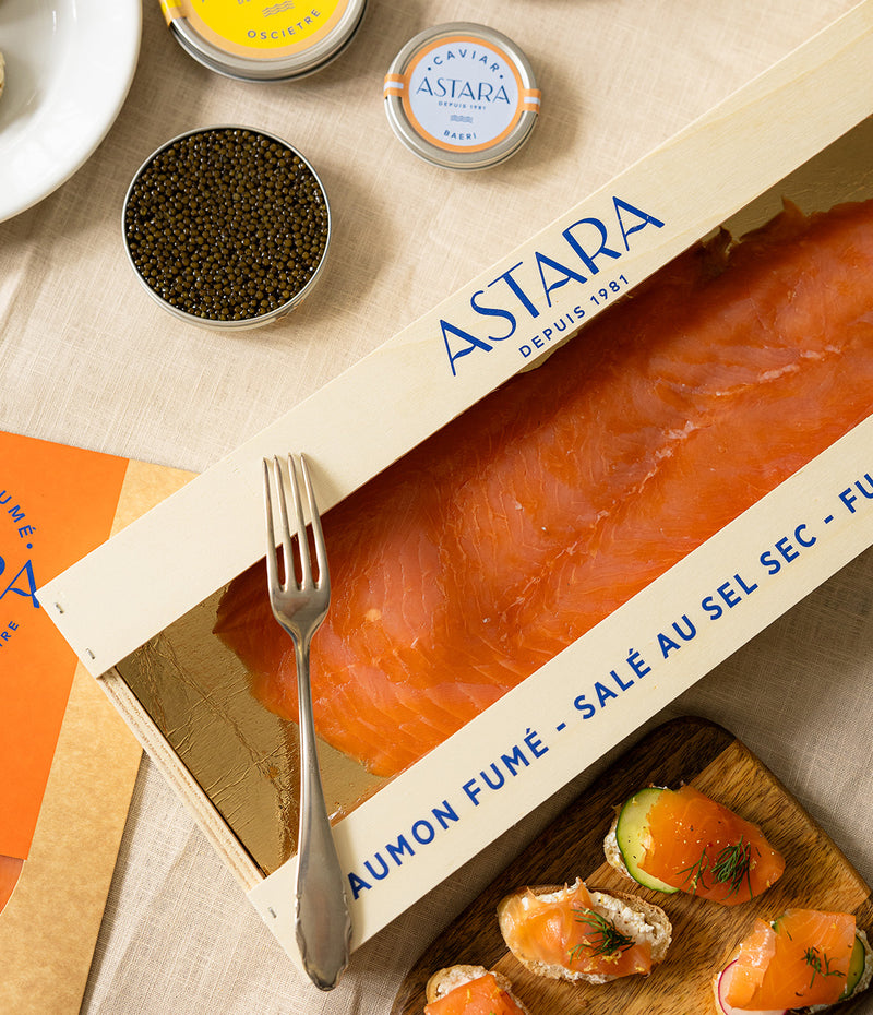 Whole Smoked Salmon - 650g - pre-sliced - From Norway