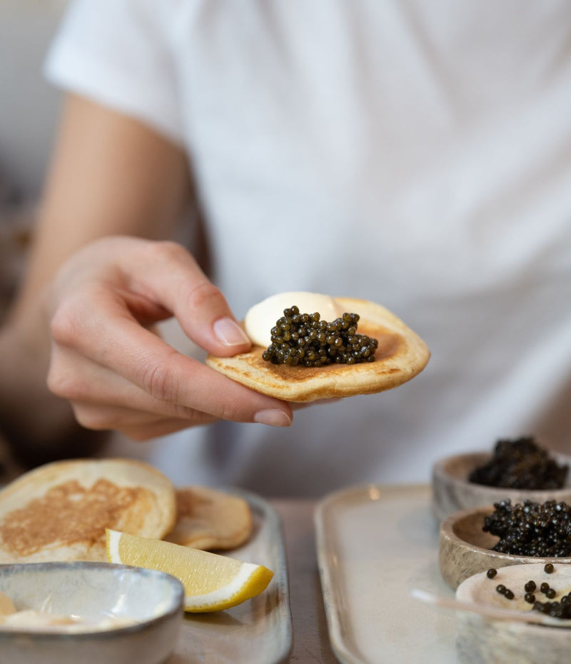 Mini Truffle Blinis