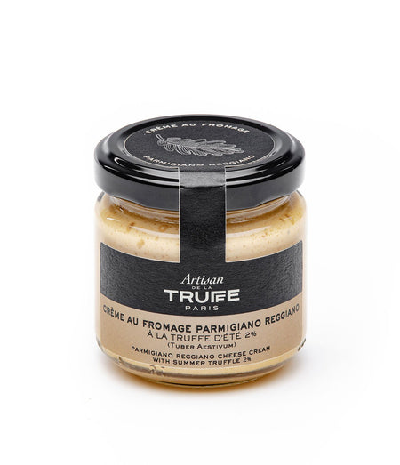 Cream of parmesan cheese with summer truffles