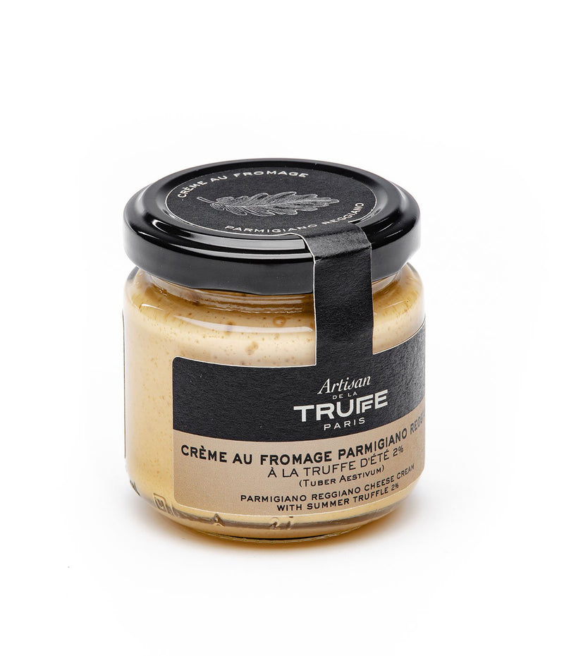 Cream of parmesan cheese with summer truffles