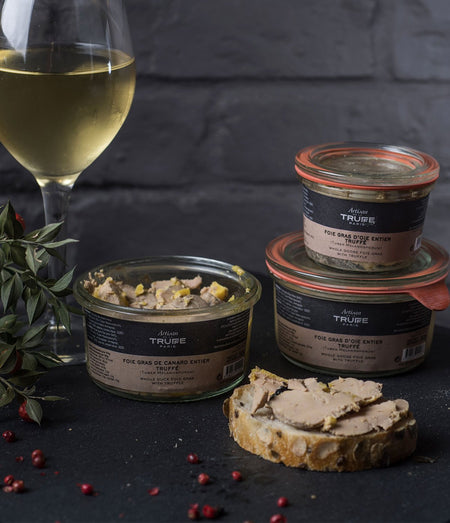 Duck foie gras with black truffle