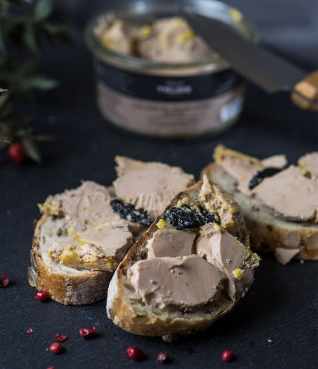 Goose foie gras with black truffle