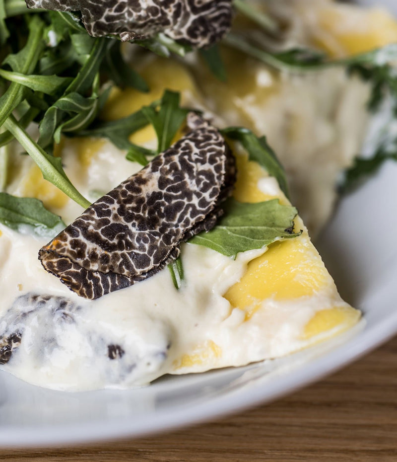 Summer truffle ravioli
