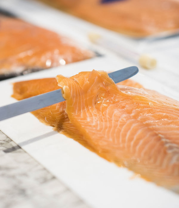 Norwegian Organic Whole Smoked Salmon 1 Kg - Hand Sliced