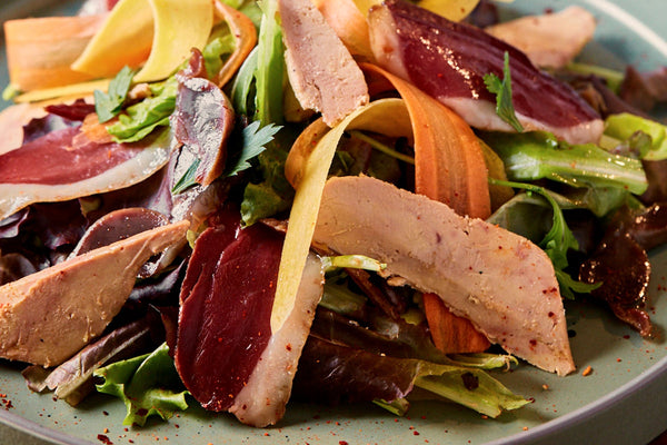 salade landaise au foie gras