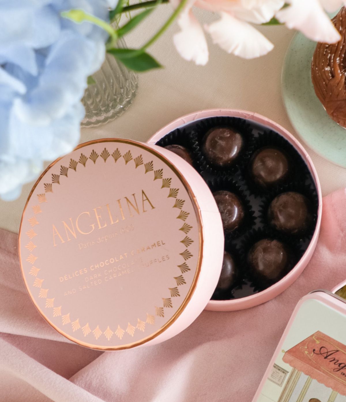 Boîte Délices Chocolat cœur Caramel