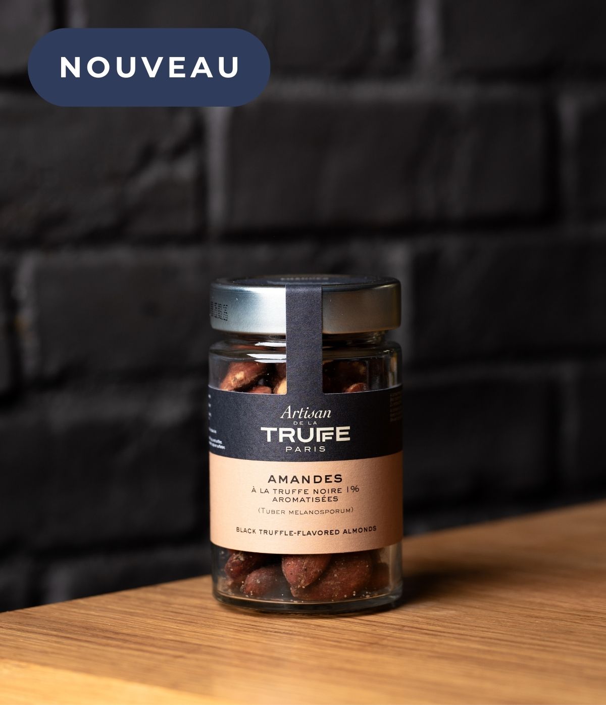 Amandes à la truffe noire
