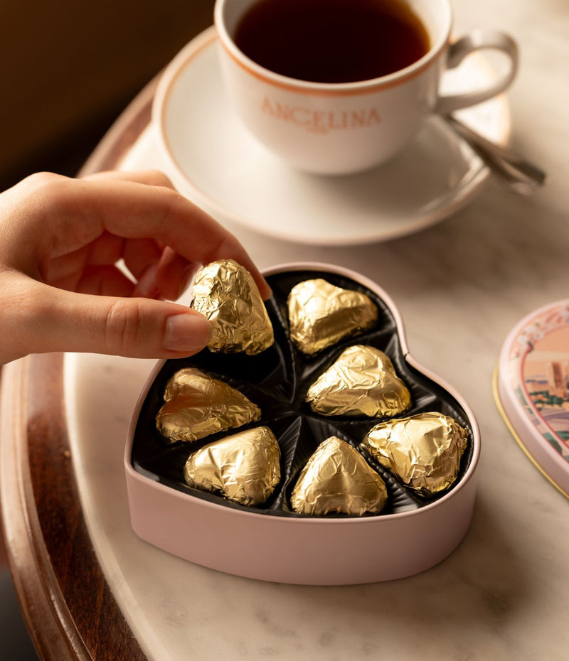 Boîte Cœur de Chocolats Pralinés