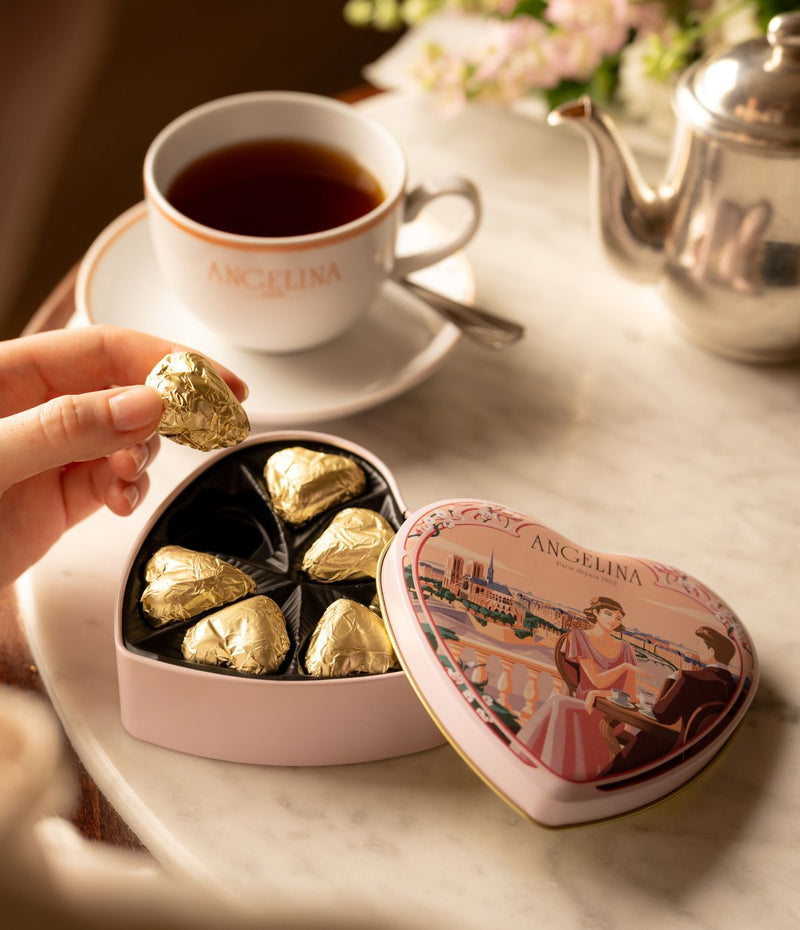 Boîte Cœur de Chocolats Pralinés