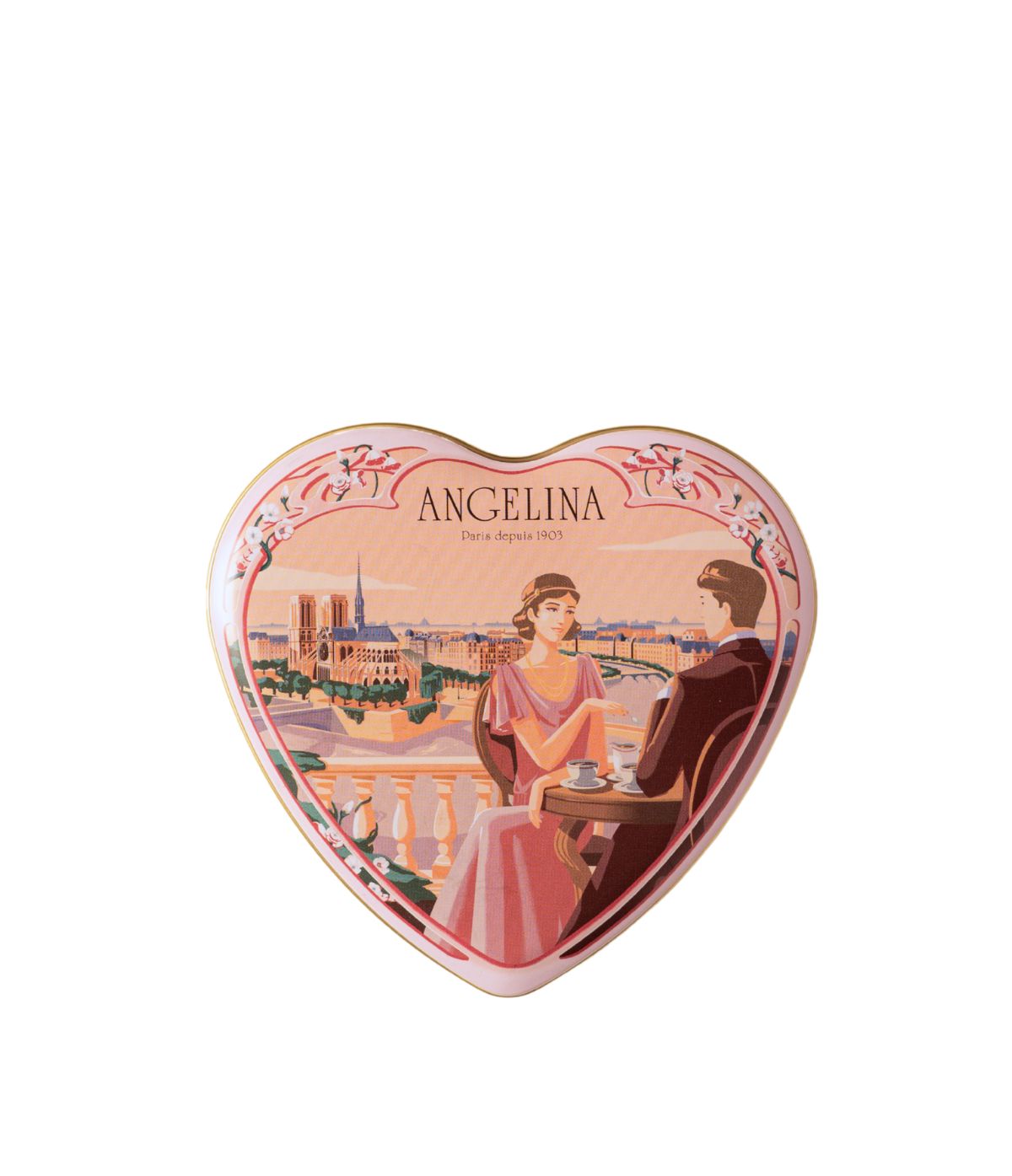 Boîte Cœur de Chocolats Pralinés