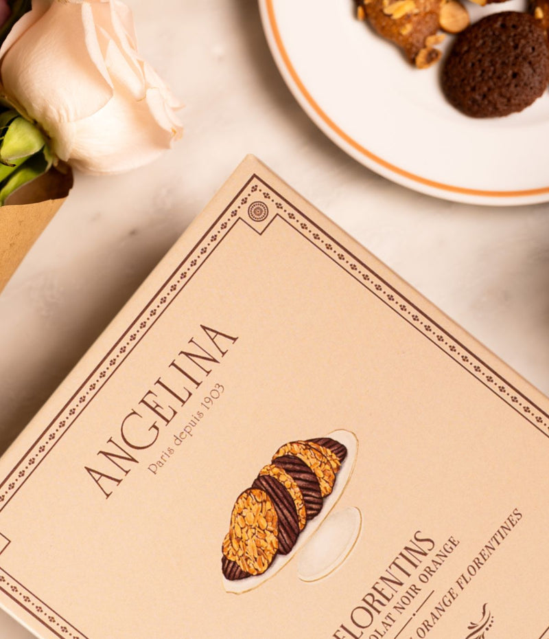 Florentins au Chocolat Noir - Orange
