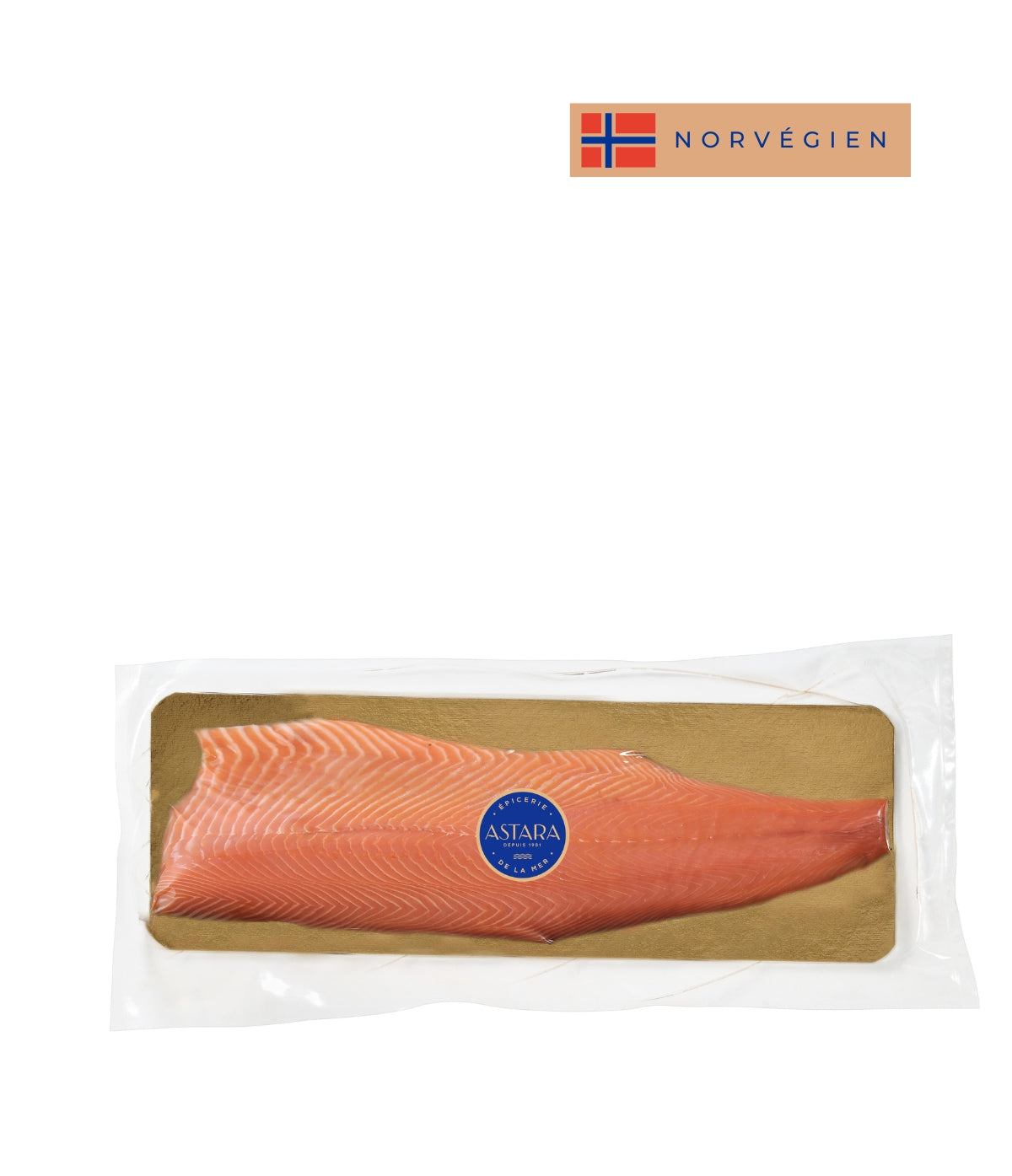 Saumon Fumé Norvégien 5kg - Tranché à la main, Lot de 5 pavés de 1kg