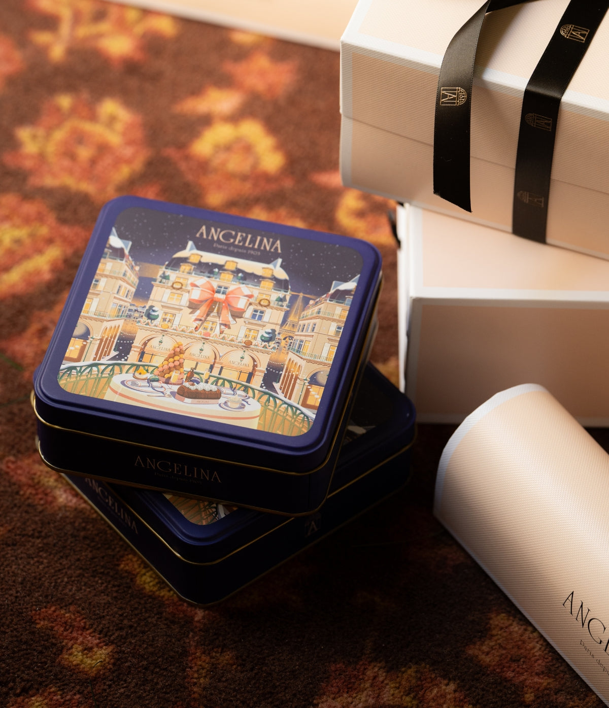 Boîte de Crêpes Dentelle de Noël