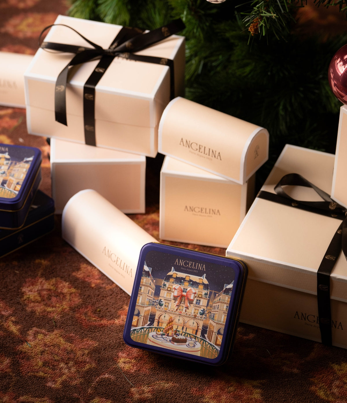 Boîte de Crêpes Dentelle de Noël