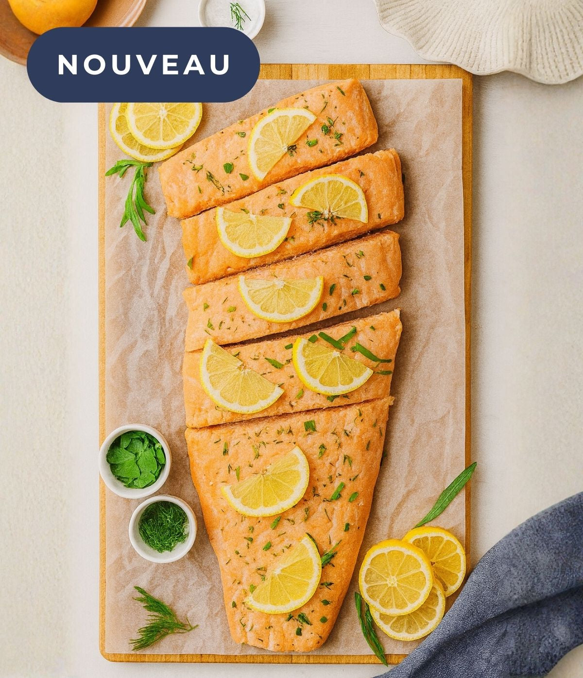 Saumon Bellevue 5kg - Lot de 5 pavés de 1kg