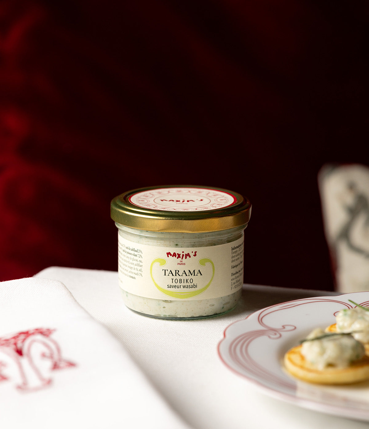 Tarama au Tobiko & Wasabi