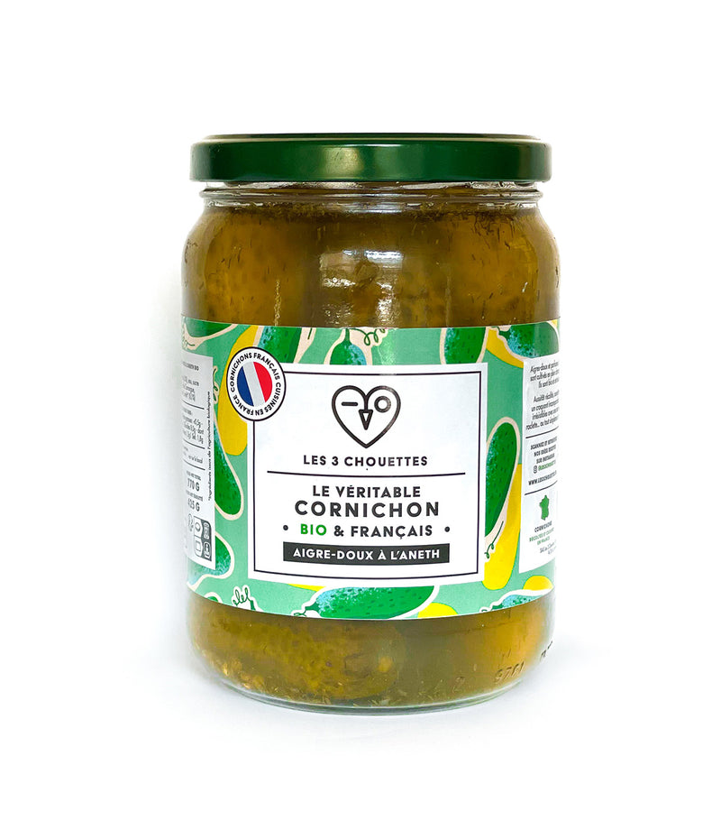 Le Véritable Cornichon Bio et Français