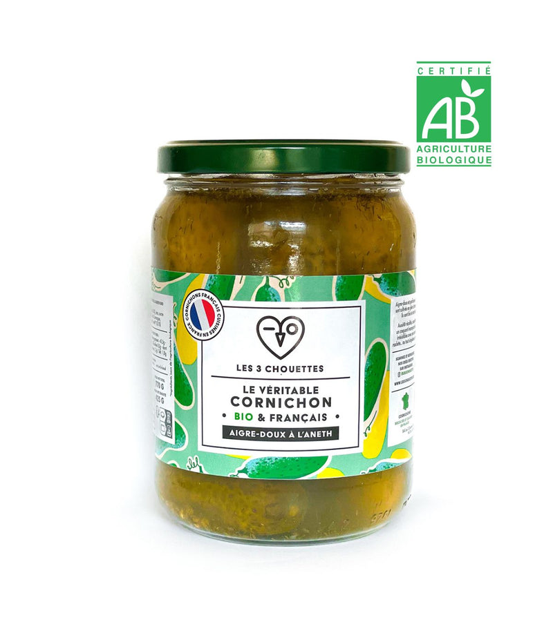 Le Véritable Cornichon Bio et Français