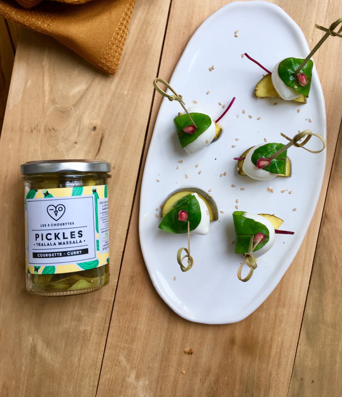 Pickles de Courgette au Curry