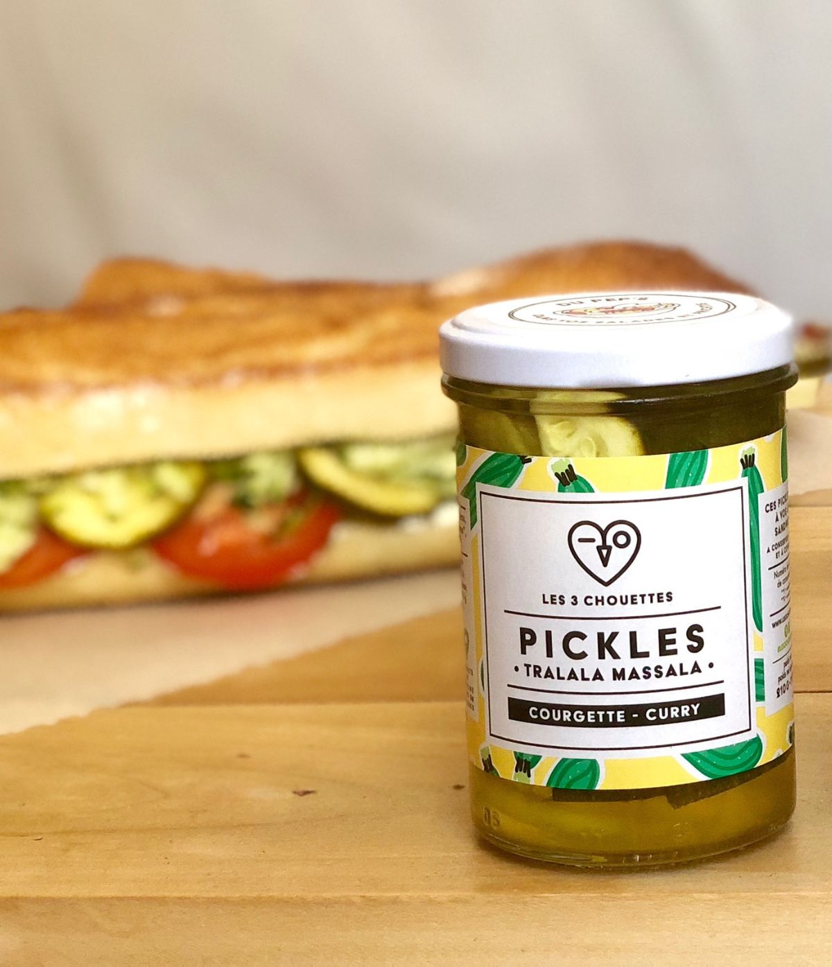 Pickles de Courgette au Curry