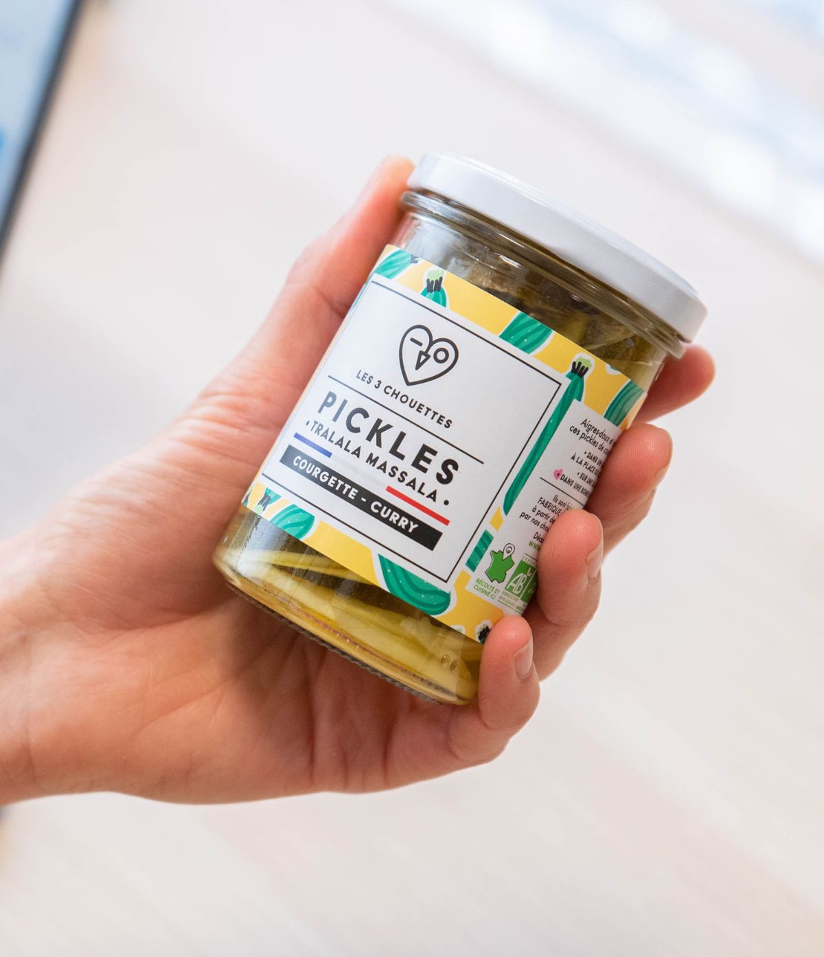 Pickles de Courgette au Curry