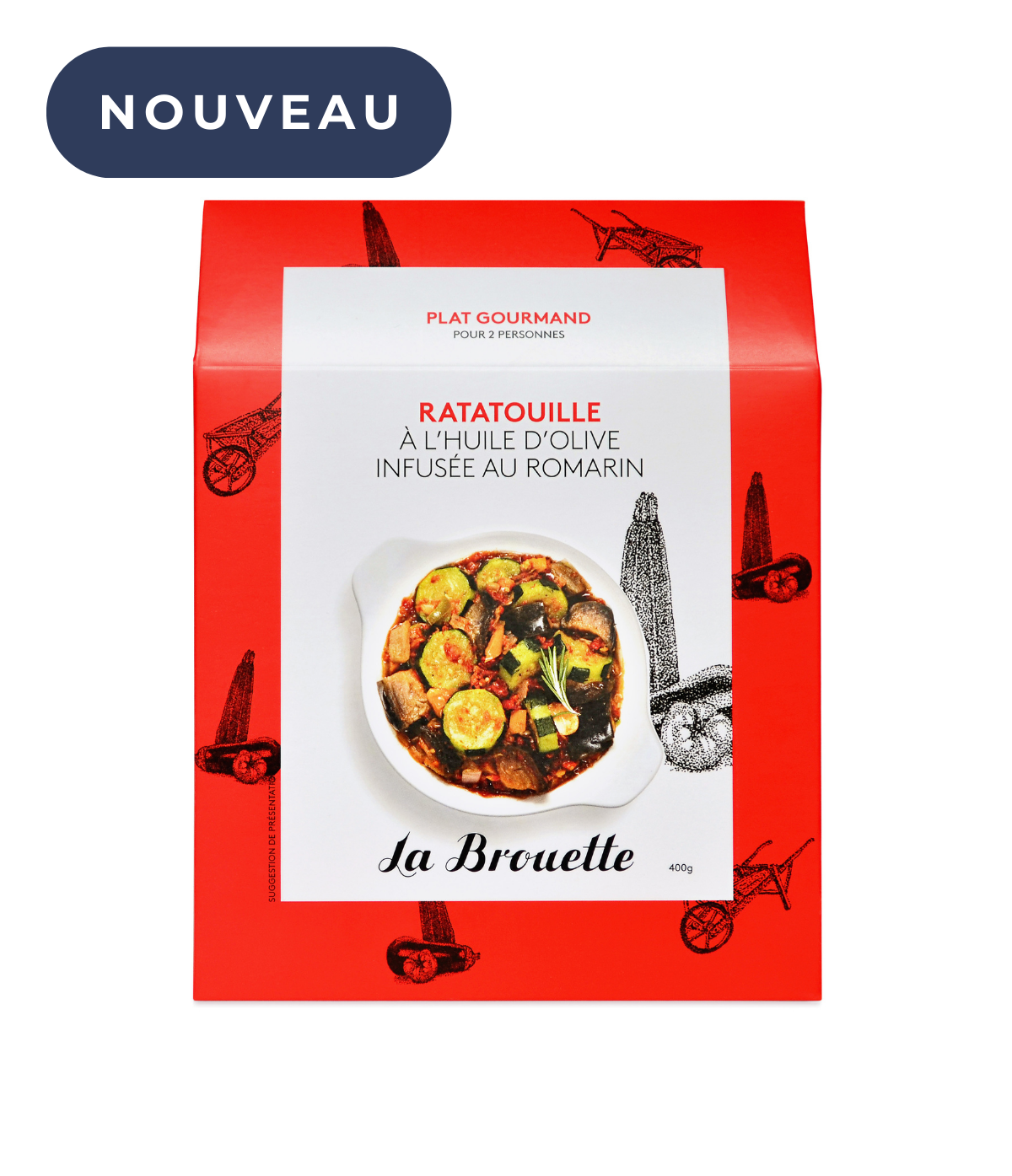 Ratatouille à l'huile d'Olive infusée au Romarin