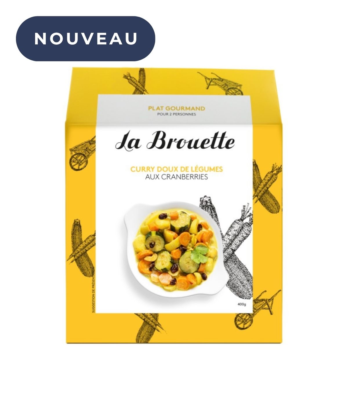 Curry doux de légumes aux cranberries