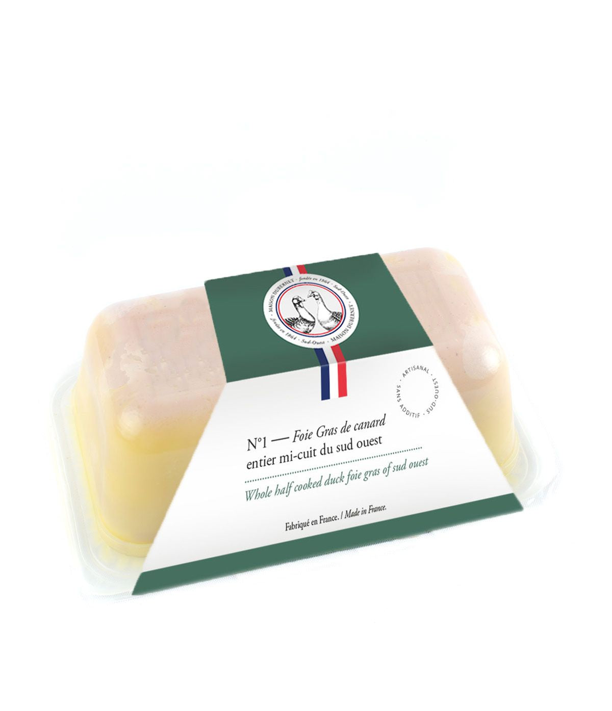 Foie gras de canard mi-cuit en bûche