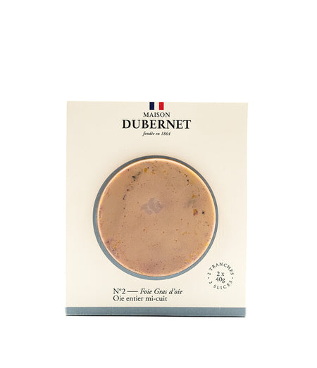 Duo de foie gras d'oie entier mi-cuit 2x40g