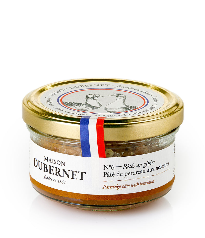 Pâté de perdreau aux noisettes