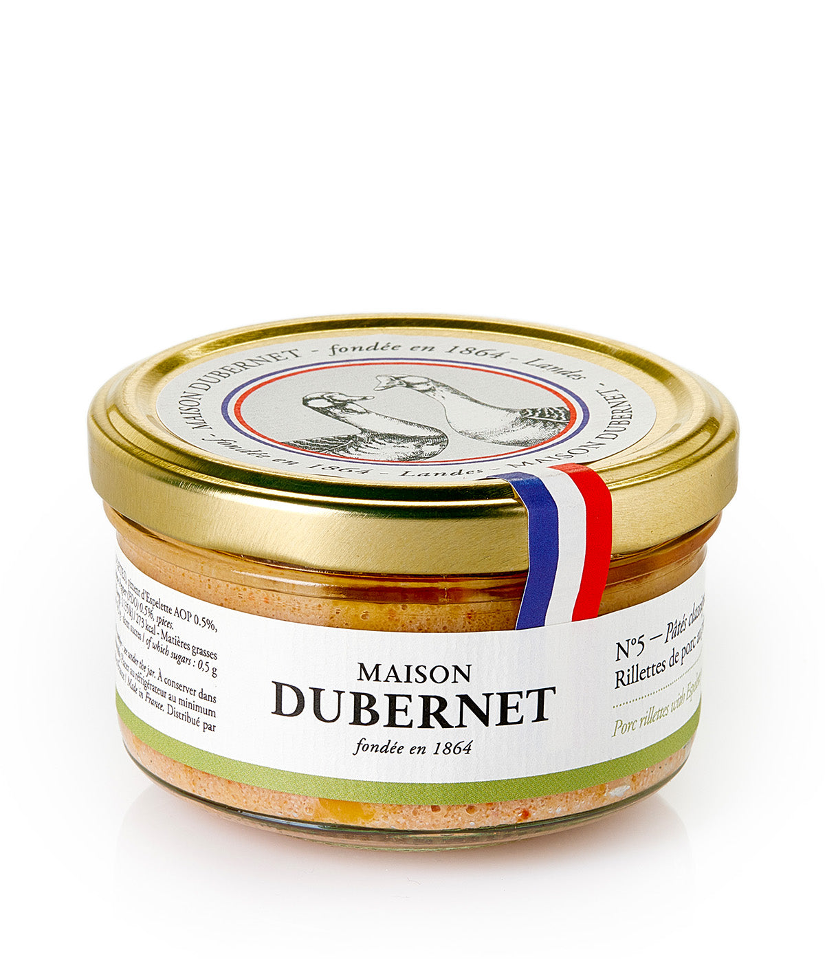 Rillette de porc au piment d'Espelette