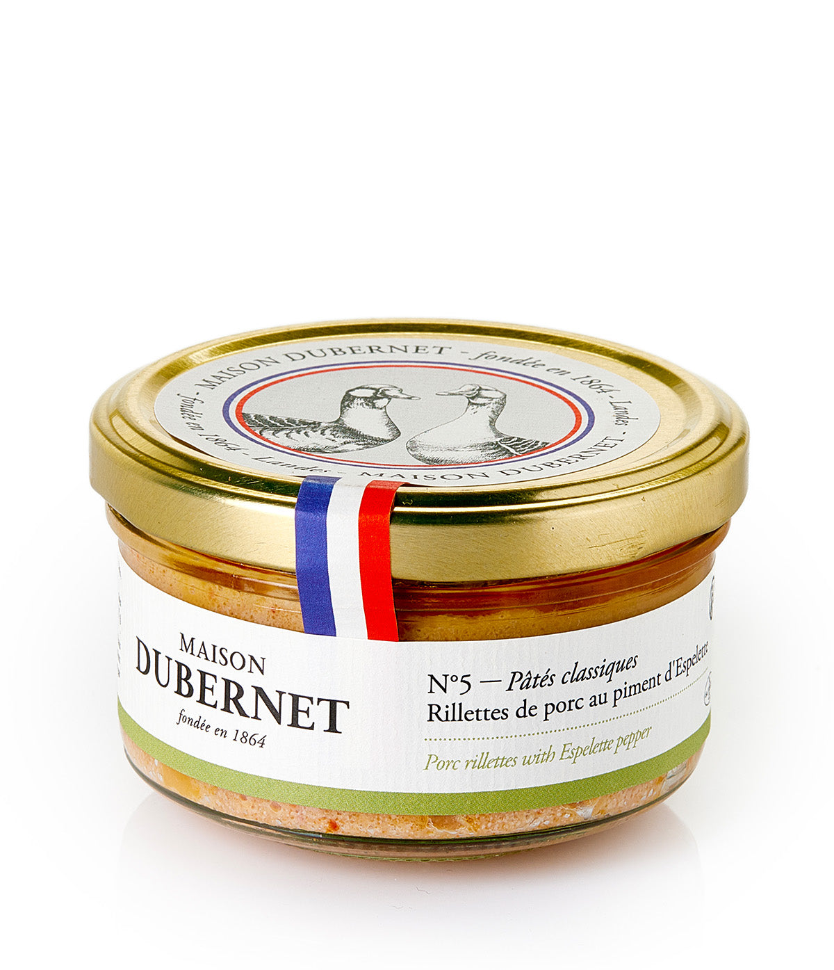 Rillette de porc au piment d'Espelette