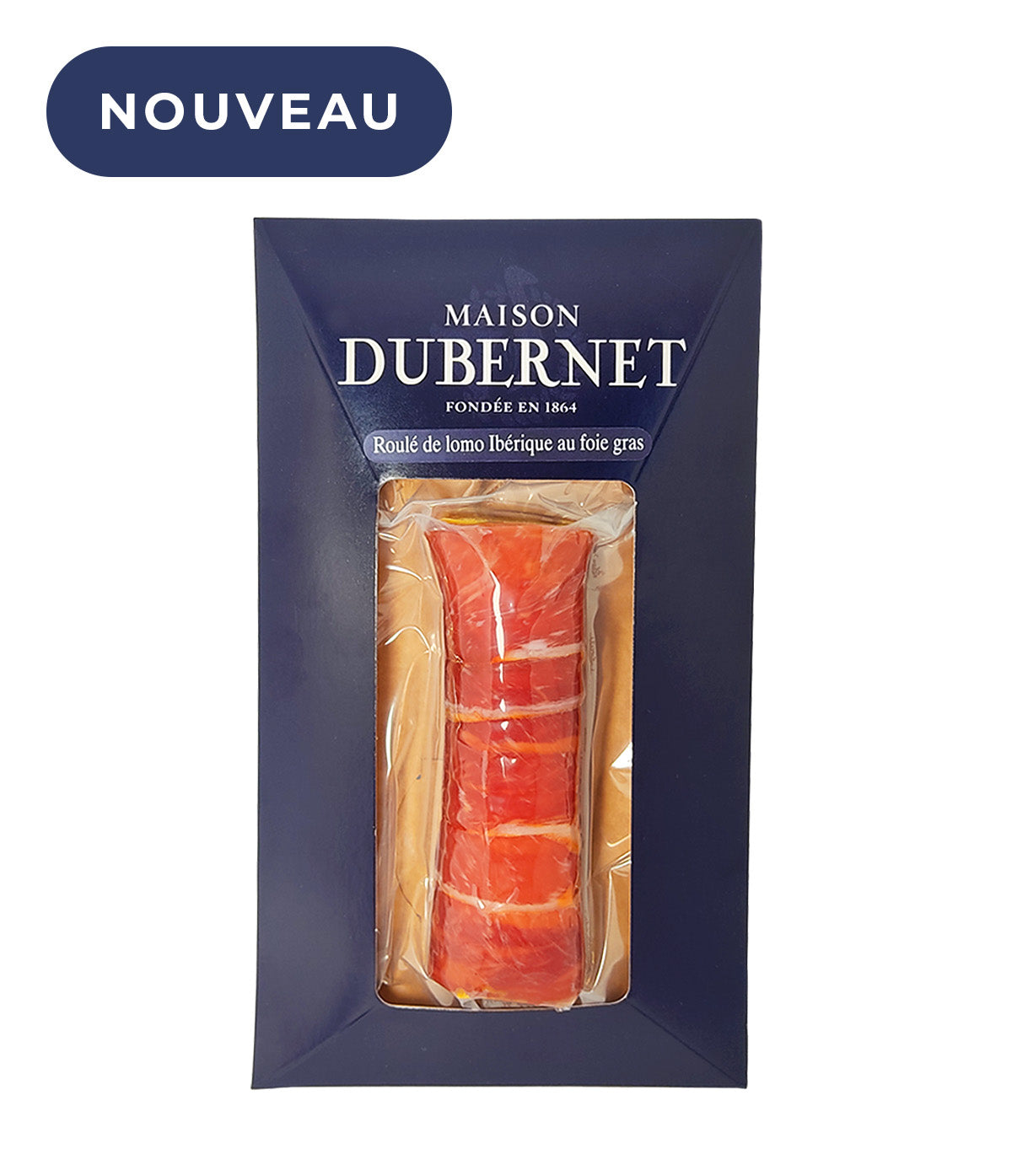 Roulé de lomo ibérique au foie gras