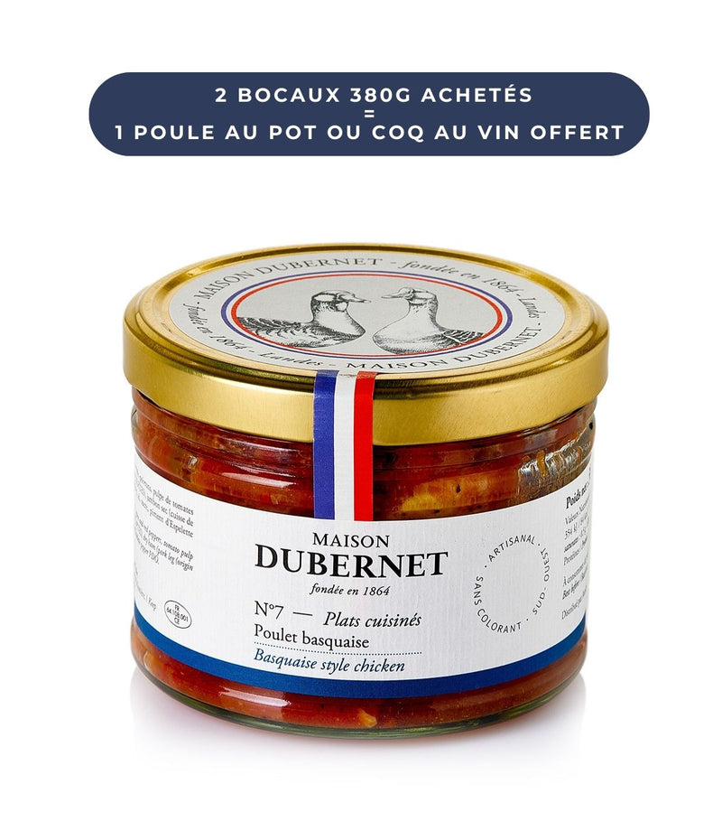 Poulet basquaise piperade